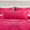 Velvet Rhinestone Hot Pink