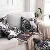 Linen Black and White