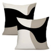 Black and Beige