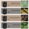 Cedar Oakmoss&Magnolia Sandalwood&Amber Patchouli&Pine Clove