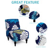 Navy Blue/Leaves