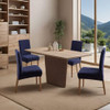 Leaf-navy Blue