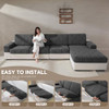 Dark Gray / Wave Pattern