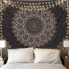 Black Vintage Mandala Tapestry