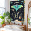 Boho Moth Tapestry