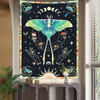 Boho Moth Tapestry