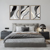Abstract Lines (Black White Gray)