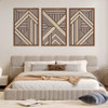 Geometric Lines (Brown)