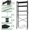 Black Rack-black Shelves Black Rack-black Shelves