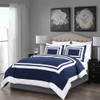 Navy Blue/White