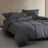 Modern Cotton Melange Gunmetal Grey