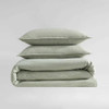Modern Cotton Melange Light Green