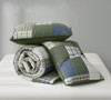 Green Blue Plaid Patchwork