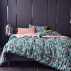 Green Floral Leaf Print