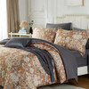Brown Royal Floral