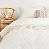 Cover(not Comforter)-white Tufted