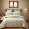 Golden Paisley-3pc Duvet Cover Set