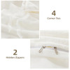 White ( No Comforter)