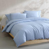 Modern Cotton Washed Percale Blue