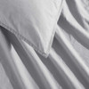 Modern Cotton Washed Percale Steel Blue