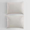 Modern Cotton Washed Percale Light Beige
