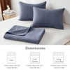 Coin Pattern Bluish Grey