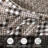 Gingham Patchwork Brown