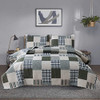 Line Plaid Patchwork