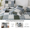 Line Plaid Patchwork
