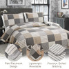 Brown Plaid Patchwork