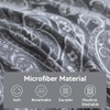 Dark Gray Paisley