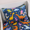 3pc Navy Blue Dino