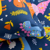 3pc Navy Blue Dino