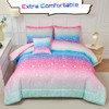 Pink Blue and Purple