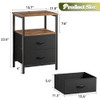 Rustic Brown and Black