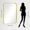 Rounded Corner Gold