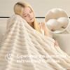 Cream White Striped
