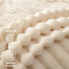Cream White Striped