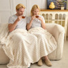 Cream White Striped