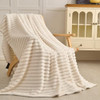 Cream White Striped