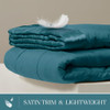 Satin Trim, Teal