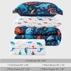 Navy Blue Dinosaur