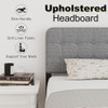 Upholstered Headboard Black