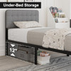 Upholstered Headboard Black