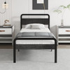 Wood Headboard Black