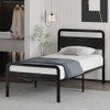 Wood Headboard Black