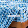 Classic Snoopy Buffalo Plaid Blue Tonal