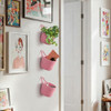 Bright Pink & White