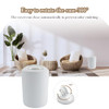 White Bathroom Set 9 Pcs
