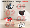 PRO Upgraded Magnetic + App Compatible -Black Red